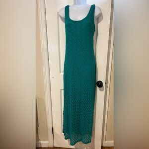 Apt. 9 Women’s Sleeveless Lace Maxi Dress with Knee Length Lining. Green Size XL
